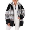 ABINGOO Giacca Donna Invernale Pile Cappotto con Cappuccio Zip Caldo Felpa | Cerniera Giubbotto Pelliccia Giacche Casual Parka Sciolto Giaccone Peluche Pecora Jacket Casa Cappotti