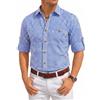 Runcati Camicia Tradizionale Oktoberfest a Quadri da Uomo | Camicia tradizionale Oktoberfest a quadri da uomo