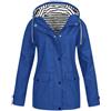 TOFOTL Giacca Impermeabile Giacca Pioggia Donna Impermeabile Classic Autunnale Giubbotto Autunnale Donna Mezza Stagione Trekking Pioggia