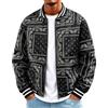 Generic Giacca casual da uomo con collo alto, minimalista, versatile e alla moda, i | Gilet Uomo Da Caccia Da Running Americana Ecopelle Reversibile Cintura Marinaro Righe Hybrid Freddo Verdi