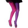 Ifundom Rosa Rosso Viola Donne Collant a Figura Intera Bicolore Costume Legging Taglia Libera Due Calze da Donna