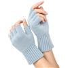 CLASSE77 - Guanti mezze dita in Lana al 70% e Cashmere al 30% - Donna - Artigianale - Made in Italy