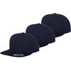 Flexfit - 6089mb-classic Snapback 3-Pack, Cappellino da Baseball Unisex - Adulto
