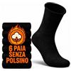 PS PROUTHS 6 Paia Calze Termiche Uomo Donna Senza Polsino Senza Elastico Senza Gomma | Interno in Spugna Cotone o Lana, Morbide e Comode per il Freddo Estremo, Uso Quotidiano, Lavoro, Casa e Adatte ai Diabetici