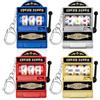 Panelee Slot Machine Portachiavi Las Vegas Mini Casino Portachiavi Kawaii Portachiavi per Natale Las Vegas Regali Del Partito