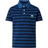 NORTH SAILS Polo Bambino a Righe in Jersey di Cotone Bio Slub