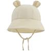 Nishine Cappello Sole Neonato Regolabile, Cappellino Secchiello con Orecchie Divertenti, Cappelli Estivi Spiaggia per Bambini, Berretto Pescatore Unisex