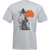 Go-Tshirts Maglietta unisex grigia per addio al celibato con albero umano Alan Human Tree
