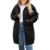 CMTOP Lunga Felpa Donna con Zip Casual Oversize Giacca con Cappuccio Taglie Forti Cardigan in Pile Autunno Invernali Cappotto con Tasche Elegante Chic Cotone Hoodie
