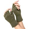 CLASSE77 - Guanti mezze dita in Lana al 70% e Cashmere al 30% - Donna - Artigianale - Made in Italy