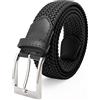 FAIRWIN Cinture a cricchetto per uomo Casual Nylon Web Belt Cinture da golf per uomo Abito regolabile Cinture da uomo per Jeans Pantaloncini