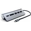 Satechi ST-TCHCRM replicatore di porte e docking station per laptop USB 3.2 Gen 1 (3.1 Gen 1) Type-C Grigio