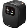 Sangean DCR83SCHWARZ Radiosveglia con DAB+, Bluetooth e funzione di ricarica USB