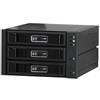 Jou Jye JOUJYE JJ-N-36TM Custodia SATA-SAS I II III 8,6cm x 14,6cm per 3XHDD 6,4cm-8,9cm 2,5inch-3,5inch Nero