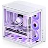 Jonsbo TK-2 2.0 Midi-Tower Vetro temperato - bianco - Midi/Minitower - Midi/Minitower - ATX