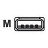 Honeywell CBL-500-300-S00-07, cavo USB, nero, USB A, RJ-45, diritto, diritto
