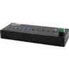 EXSYS HUB metallico EXSYS GmbH a 10 porte USB 3.2 Gen 2x1, 4x USB-C + 6x USB-A (EX-12280HMS)