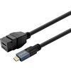 VivoLink Cavo USB-C maschio/femmina Vivolink PROKEYUSBCFM2B, lunghezza 2 metri, velocità 20 Gbps
