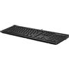 HP Tastiera cablata HP 125, dimensioni standard (100%), con cavo, interfaccia USB, tasti a membrana, colore nero