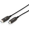 Digitus AK-330126-400-S DIGITUS HDMI AOC Hybrid Glasfaserkabel UHD 8K 40m schwarz