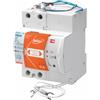 Gewiss Restart Rd 2 Poli, Accoppiato Con Differenziale Puro Idp, 13.2 x 11 x 10 Cm, Bianco Plastica, metallo