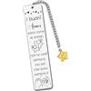 LKJHGF Segnalibri Regalo Migliore amica Segnalibro Metallo personalizzato Regali speciali amico Amicizia Per sempre Amici Regalo compleanno Laurea Lunga distanza Addio Ricordi Stelle Natale (5)