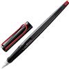 Lamy joy black - stilografica per calligrafia con impugnatura ergonomica e pennino in acciaio lucido 1,5 mm - cartuccia d'inchiostro T 10 blue