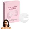 Rietoiu Skulta, maschera per occhi al collagene con peptidi profondi, patch sotto gli occhi per occhiaie e occhi gonfi, design in tre pezzi copre l'intera area degli occhi per linee sottili e borse per gli