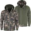 Giubbotto Uomo Invernale Double Face Giubbino Cappuccio Imbottito Militare VEQUE