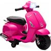 AIYAPLAY Moto Elettrica per Bambini Licenza Vespa 6V Età 2-4 Anni, Rosa