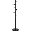MAKA Appendiabiti da Terra Nero Metallo 173 cm Attaccapanni Moderno Jerry