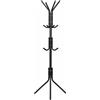 MAKA Appendiabiti da Terra Nero Metallo 175 cm Attaccapanni Piantana Ingresso