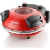 Ariete 928 Forno Pizza Elettrico 400°C Pietra Refrattaria con Oblò 1200W Rosso