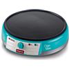 Ariete Crepes Maker Party Time 202 antiaderente spatole ricettario 1000W Azzurro