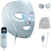 Shark CryoGlow FW312 - Maschera viso a LED con raffreddamento sotto gli occhi, anti-invecchiamento e impurità, LED rosso e blu, terapia della luce a infrarossi, USB-C, telecomando, custodia, cinghie