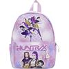 Generico Zaino Scuola HUNTRIX K Pop Demon Hunters Borsa KPOP Ragazza Zainetto Asilo Bambina - Rosa Chiaro