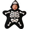 Meaunzyl Vestito Zucca Neonato, Baby Starfish Carino Halloween Costume Neonata,0‑12M | Costume da zucca caldo Footie con cappuccio Star pagliaccetto zip up all-in-one accogliente party loungewear neonati