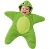 Meaunzyl Vestito Zucca Neonato, Baby Starfish Carino Halloween Costume Neonata,0‑12M | Costume da zucca caldo Footie con cappuccio Star pagliaccetto zip up all-in-one accogliente party loungewear neonati