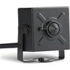 REVODATA TSEye Mini Telecamera IP PoE 5MP con Audio, Obiettivo Pinhole 3,7mm, Ultra HD 2880 x 1620P, Piccola Telecamera di Sicurezza Domestica PoE Microfono CCTV Sorveglianza (I706-2-P-A-TS Metallo)