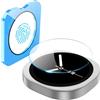 Lemxiee 2 Pezzi Pellicola Vetro Temperato per Samsung Galaxy Watch 9 & Watch 8 44mm