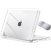 MOSISO Custodia Compatibile con MacBook Neo 13 pollici A18 Pro 2026 A3404 | Case&Poggiapolsi Ergonomico Cuscino d'Aria per 13 pollici Liquid Retina XDR Display, Cristallino