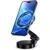 Generico Porta Cellulare Auto Magnetico Pieghevole per MagSafe, Supporto Telefono Auto con Ventosa, Rotazione 360°, Portacellulare per Cruscotto e Parabrezza, Compatibile iPhone e Smartphone
