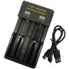 NUEAYMS LiFePO4 - Caricabatterie per batterie da 3,2 V 14500 18650 26500 celle USB