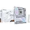 GIGABYTE X870E AORUS PRO X3D ICE Scheda Madre - Supporta CPU AMD Ryzen 9000, VRM Digitale a 18+2+2 fasi, fino a 9000 Hz DDR5 (OC), 2 x PCIe 5.0 + 2 x PCIe 4.0, Wi-Fi 7, LAN 5 GbE, USB 4