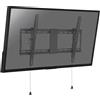 KIMEX 012-1664 Supporto da parete inclinabile per TV 37-86, Sistema Pieghevole + Antifurto