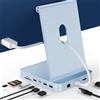 Minisopuru DS802PRO Accessori per iMac M1/M3/M4, Hub iMac con HDMI 4K@60Hz, Ricarica USB C, 2.5GbE, Custodia SSD M.2 da 4TB, 4 USB, SD/TF, Audio, Hub USB C per iMac 24 pollici | Blu