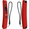 kwmobile Custodia Silicone Telecomando Compatibile con Samsung BN59-01312A / BN59-01312B Cover - Guscio Protettivo Telecomando Antiscivolo - Rosso