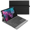 FINTIE Custodia per Microsoft Surface Pro 7+/7/6/5/4/3 12,3 Pollici | [Multi-angli] Slim Fit Folio Case Cover, Compatibile con Type Cover Keyboard, Classico Nero