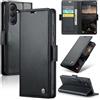Rerzoiro Cover per Samsung Galaxy S26 Plus Custodia Portafoglio [Blocco RFID] Premium Pelle PU Wallet Case Flip Libro con Porta Carte Slot Supporto Flip Case per Samsung Galaxy S26 Plus, Nero