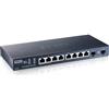 ZYXEL Switch Ethernet 8 Porte | Smart Managed | 2.5/10G | XMG1915-10E | 8x Porte 2.5G RJ-45 + 2x 10G SFP+, Senza Ventola, NebulaFlex, VLAN, QoS, IGMP Snooping, Kit di Montaggio a Parete Incluso
